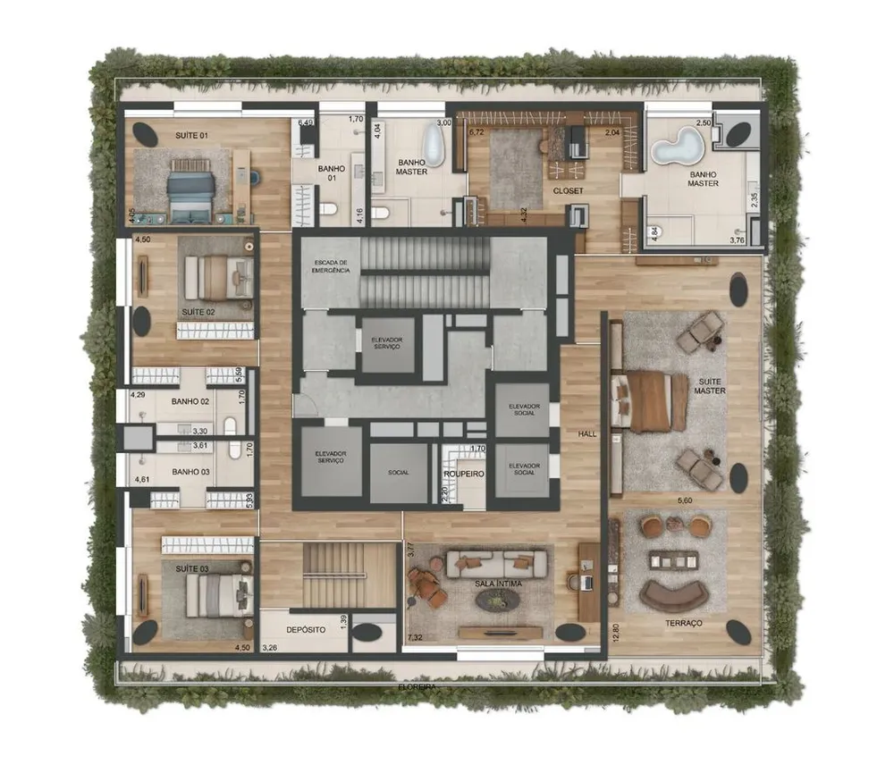Apartamento, 4 quartos, 1460 m² - Foto 2