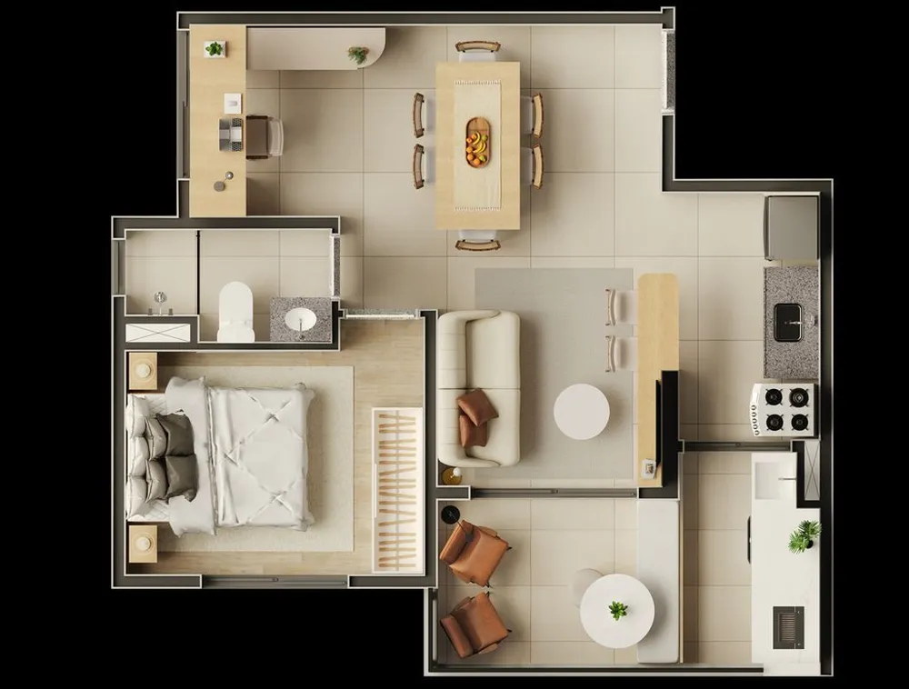 Apartamento, 2 quartos, 43 m² - Foto 12