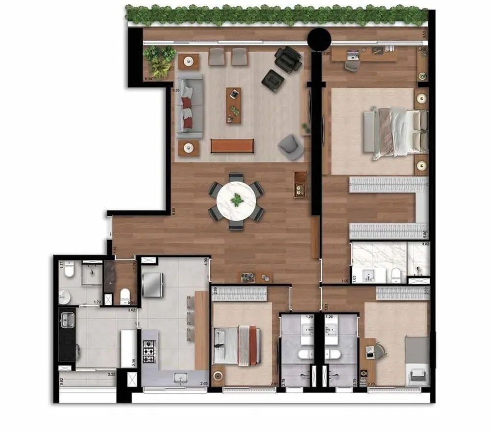 Apartamento, 2 quartos, 105 m² - Foto 16