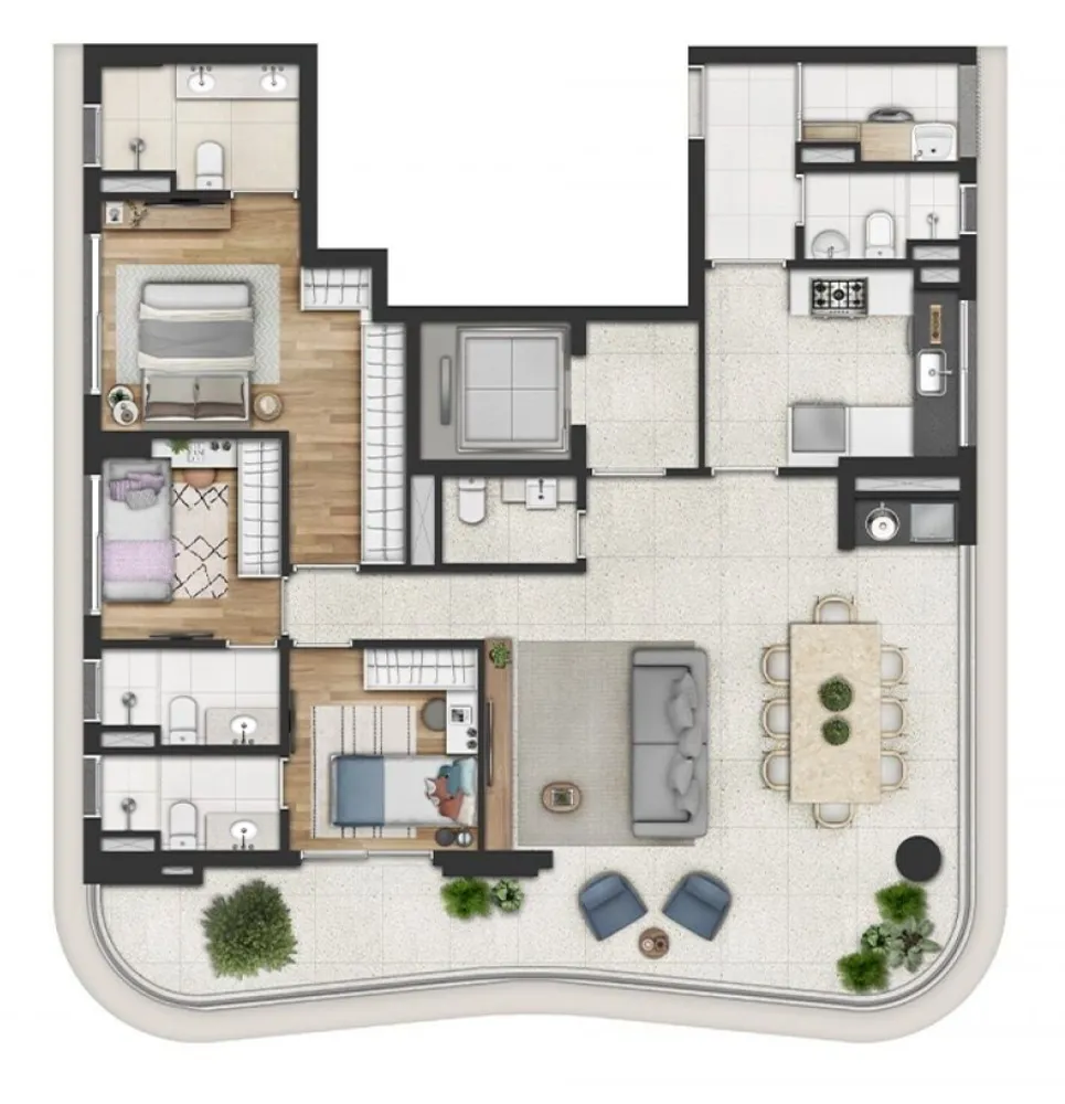 Apartamento, 3 quartos, 124 m² - Foto 8