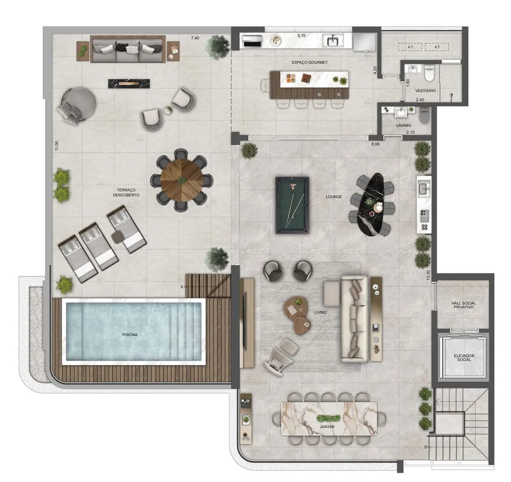 Apartamento, 4 quartos, 290 m² - Foto 8