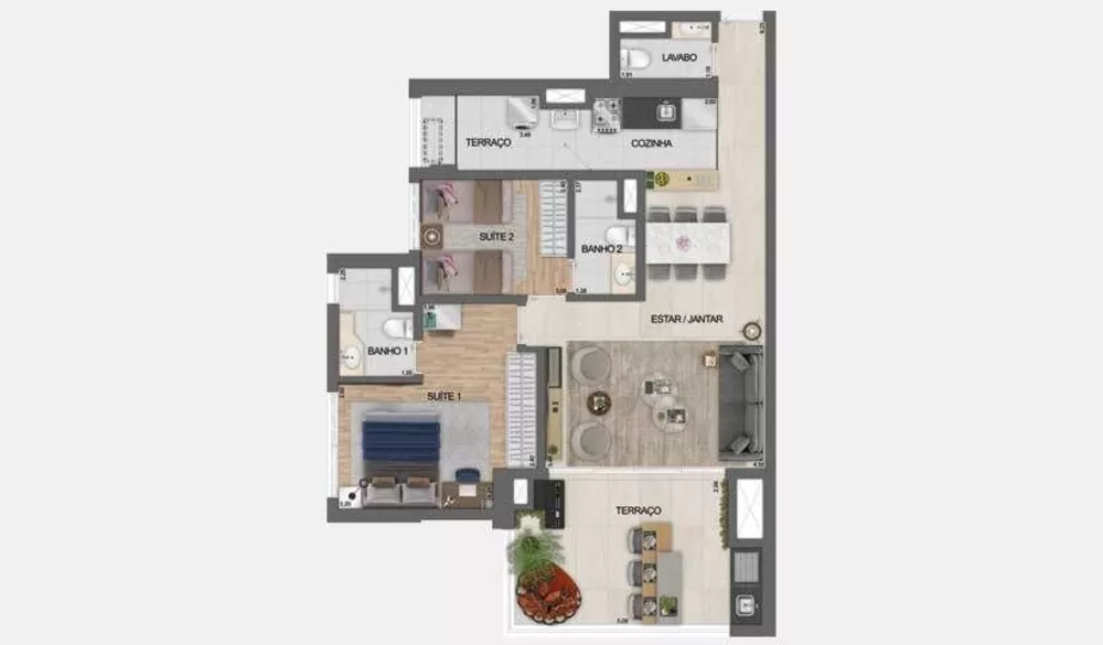 Apartamento, 3 quartos, 91 m² - Foto 24