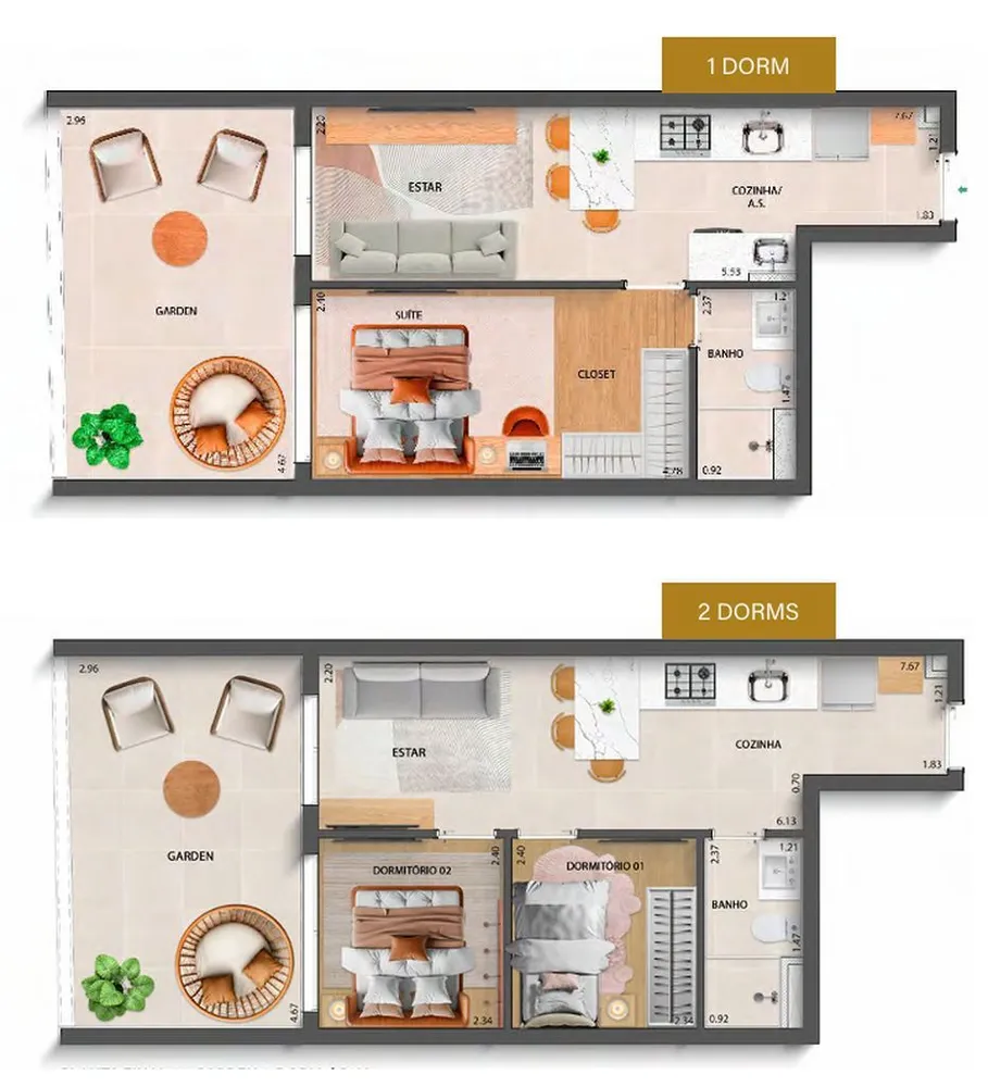 Kitnet-Studio, 36 m² - Foto 11
