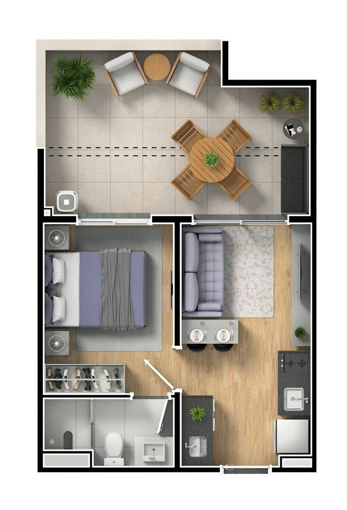Apartamento, 1 quarto, 30 m² - Foto 6