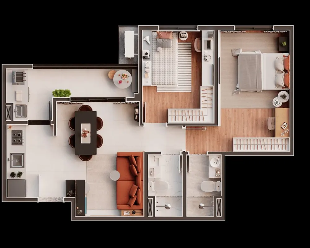 Apartamento, 2 quartos, 79 m² - Foto 4