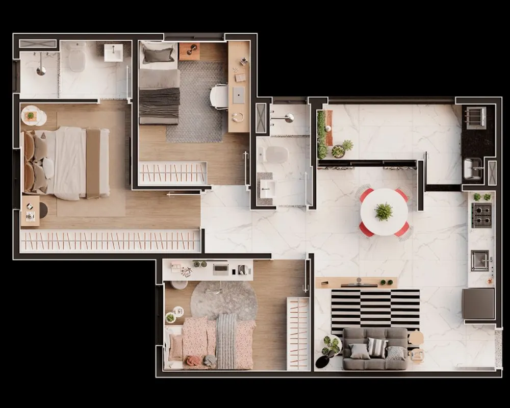 Apartamento, 2 quartos, 79 m² - Foto 8