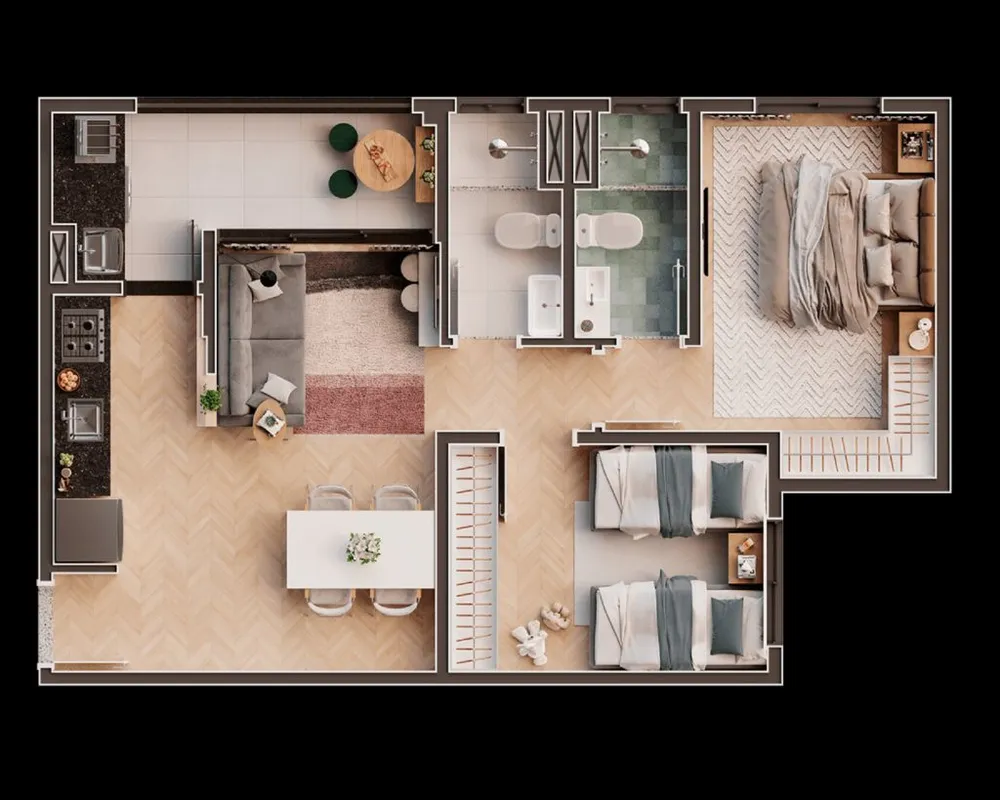 Apartamento, 2 quartos, 79 m² - Foto 6