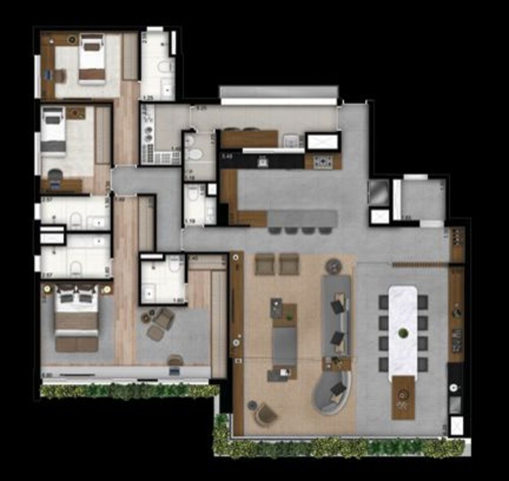 Apartamento, 4 quartos, 201 m² - Foto 8
