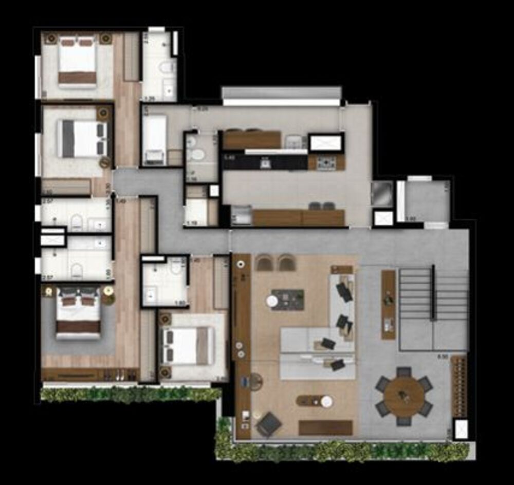 Apartamento, 4 quartos, 201 m² - Foto 4