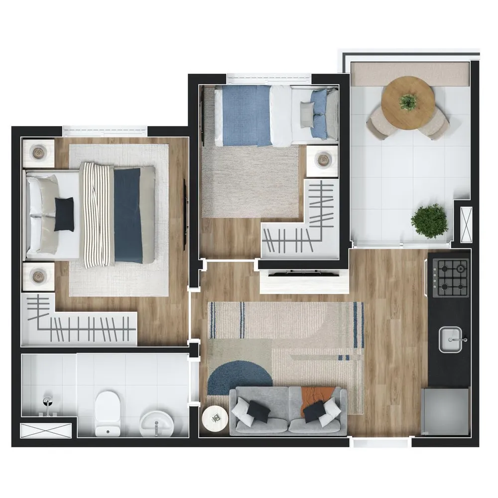 Apartamento, 2 quartos, 41 m² - Foto 11