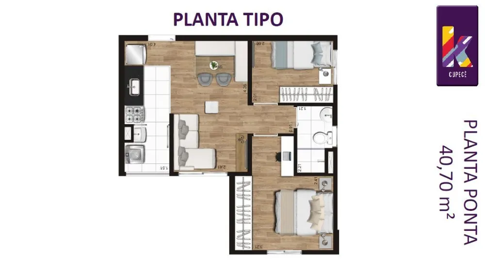 Apartamento, 3 quartos, 81 m² - Foto 5