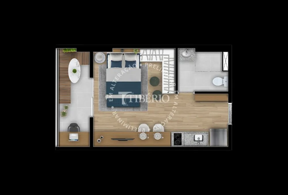 Kitnet-Studio, 24 m² - Foto 8