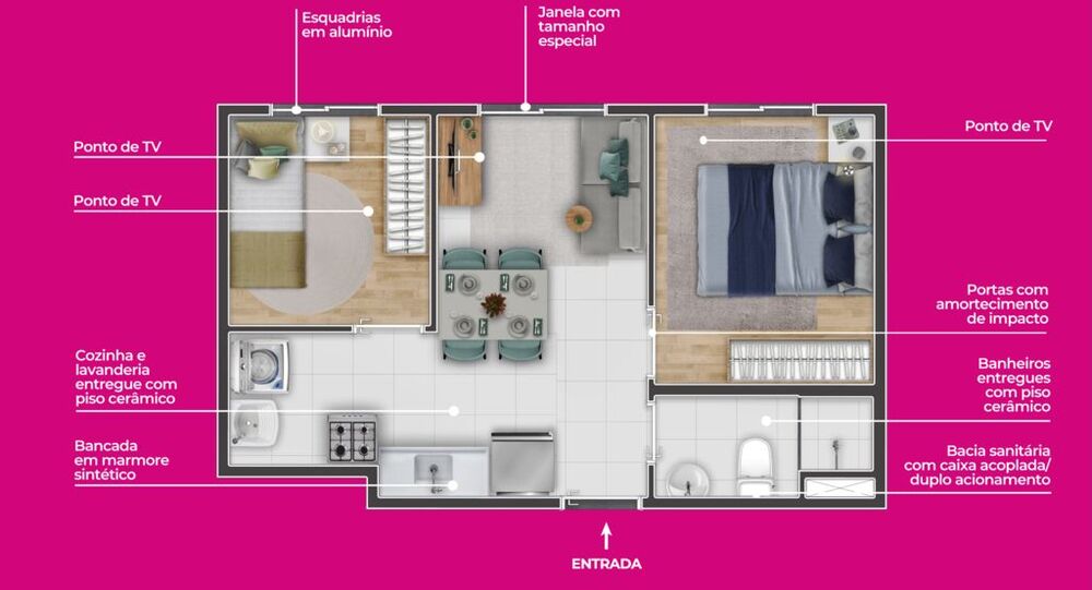 Apartamento, 2 quartos, 32 m² - Foto 14