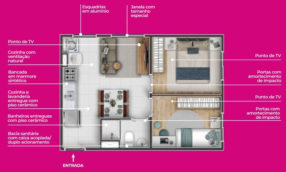 Apartamento, 2 quartos, 32 m² - Foto 13