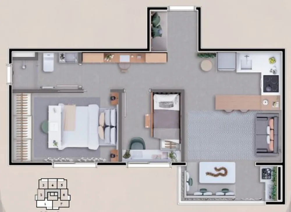 Kitnet-Studio, 29 m² - Foto 12