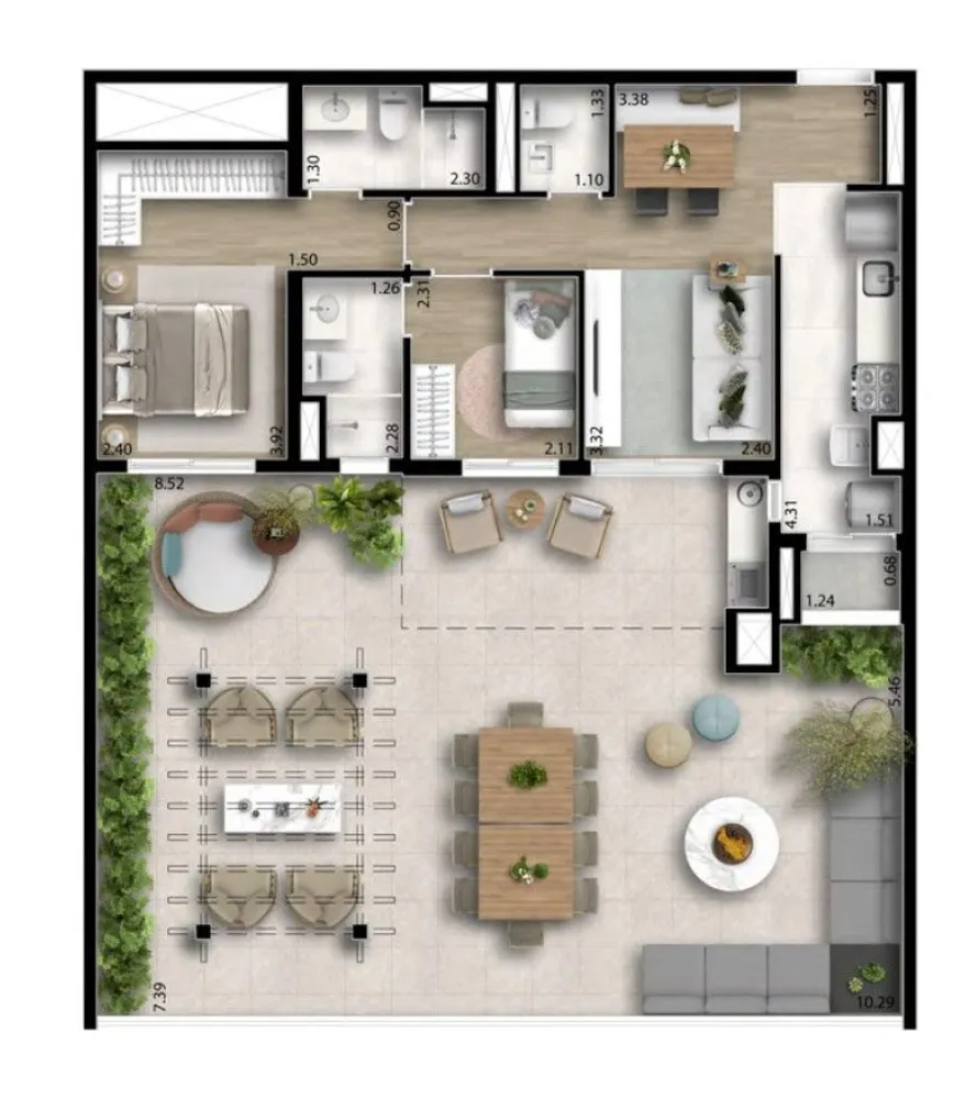 Apartamento, 2 quartos, 129 m² - Foto 27