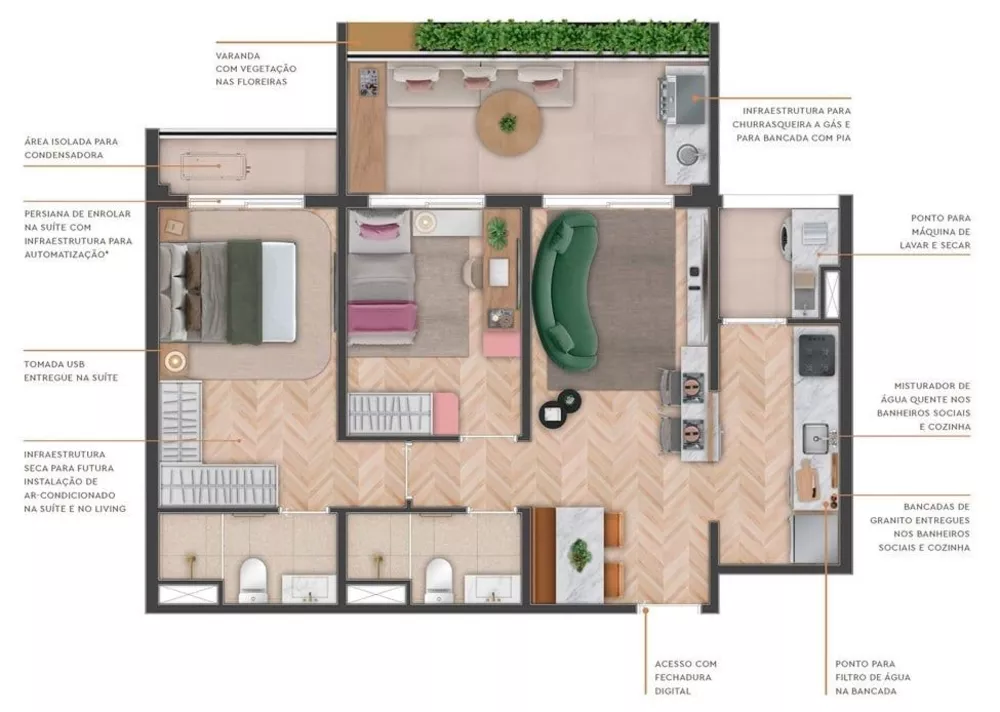 Cobertura, 3 quartos, 173 m² - Foto 4