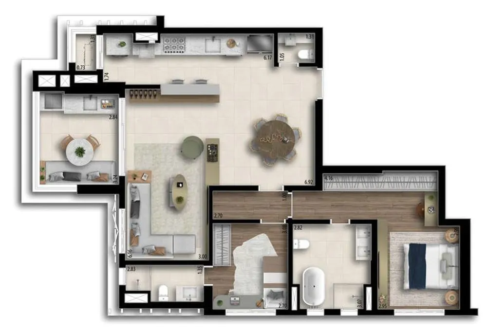 Apartamento, 3 quartos, 120 m² - Foto 5