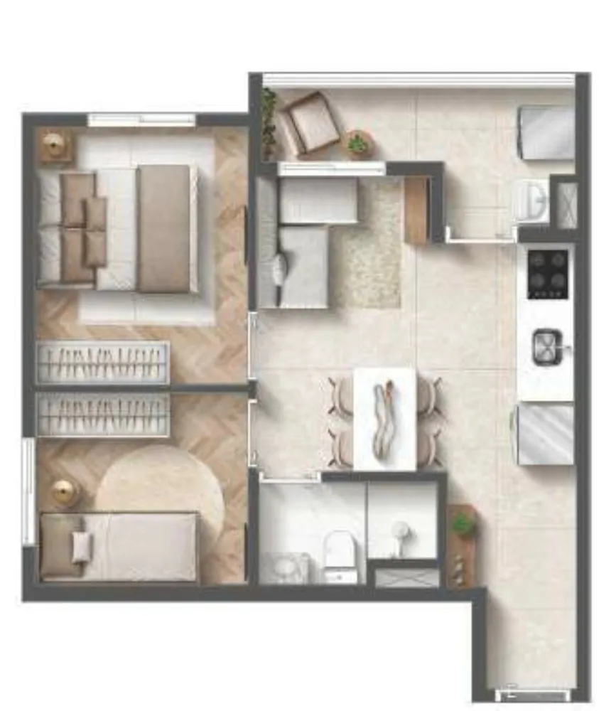 Apartamento, 2 quartos, 32 m² - Foto 8
