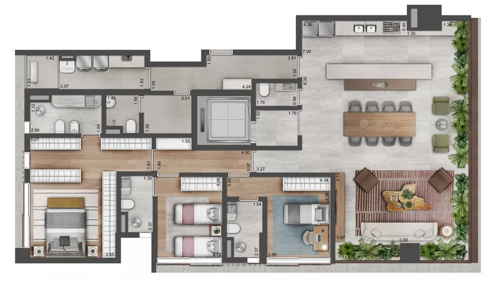 Apartamento, 3 quartos, 173 m² - Foto 24
