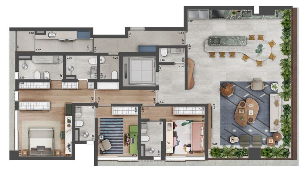 Apartamento, 3 quartos, 173 m² - Foto 33