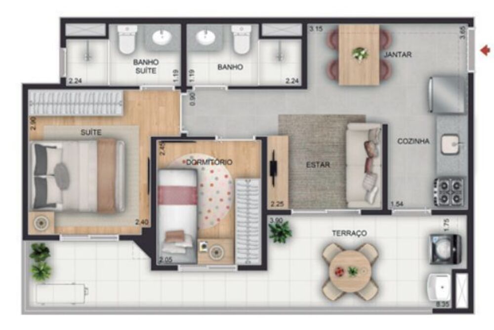 Apartamento, 2 quartos, 50 m² - Foto 20