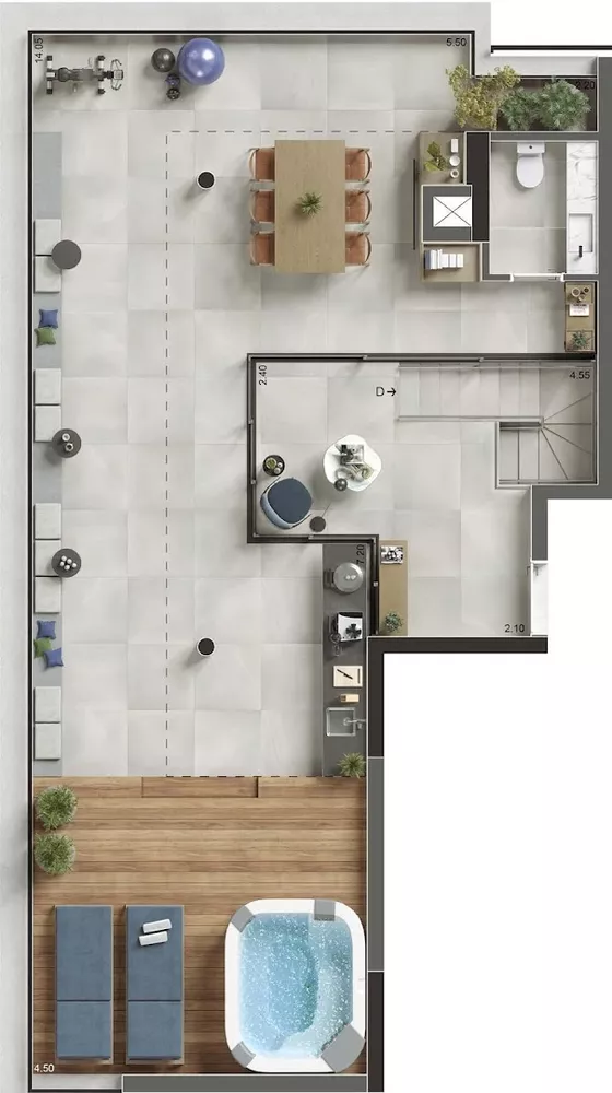 Cobertura à venda com 3 quartos, 233m² - Foto 7