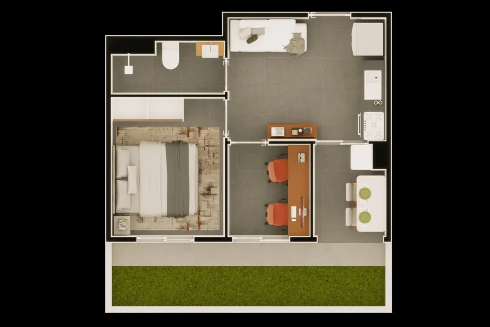 Apartamento, 1 quarto, 28 m² - Foto 9