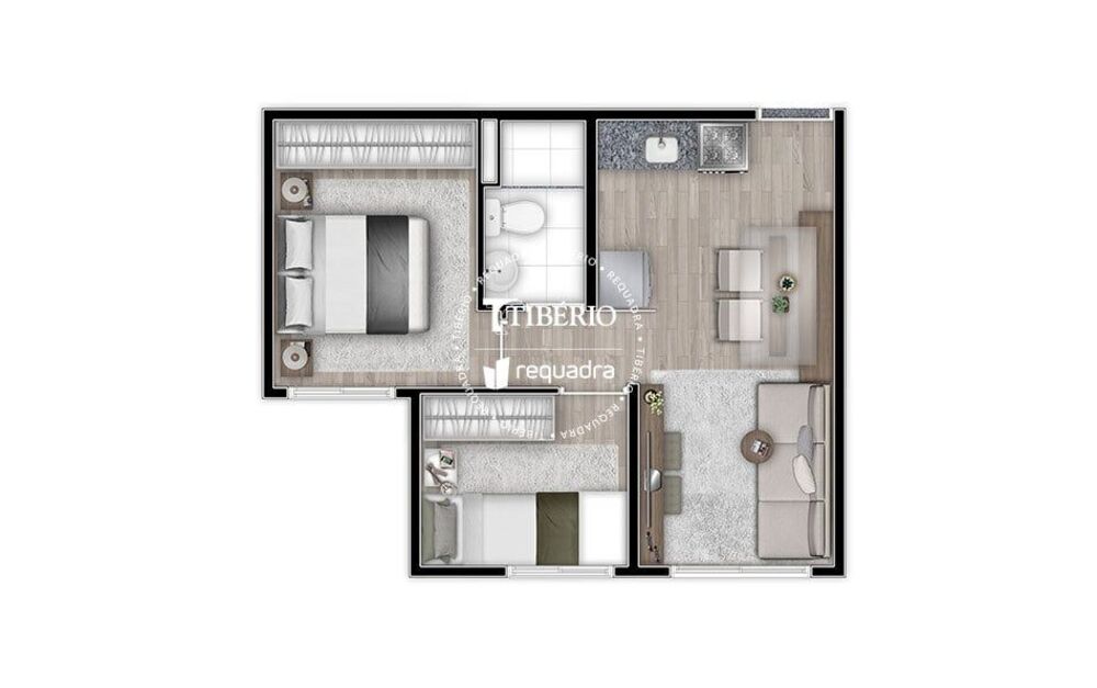 Apartamento, 1 quarto, 33 m² - Foto 19