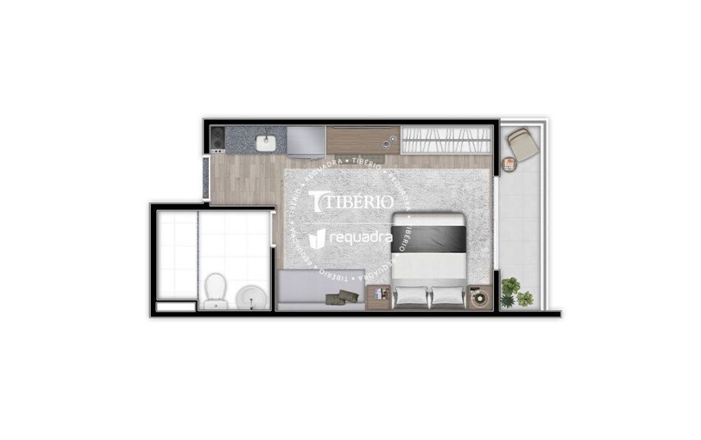 Apartamento, 1 quarto, 33 m² - Foto 17