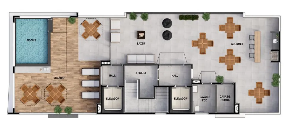 Apartamento, 2 quartos, 33 m² - Foto 9