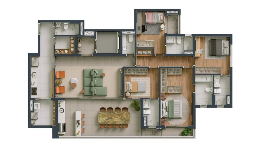 Apartamento, 4 quartos, 195 m² - Foto 11