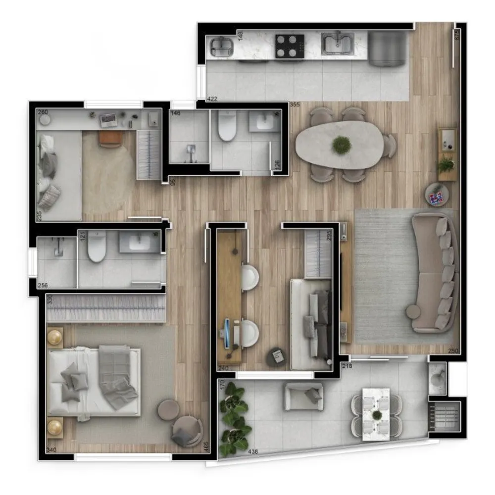 Apartamento, 4 quartos, 186 m² - Foto 12