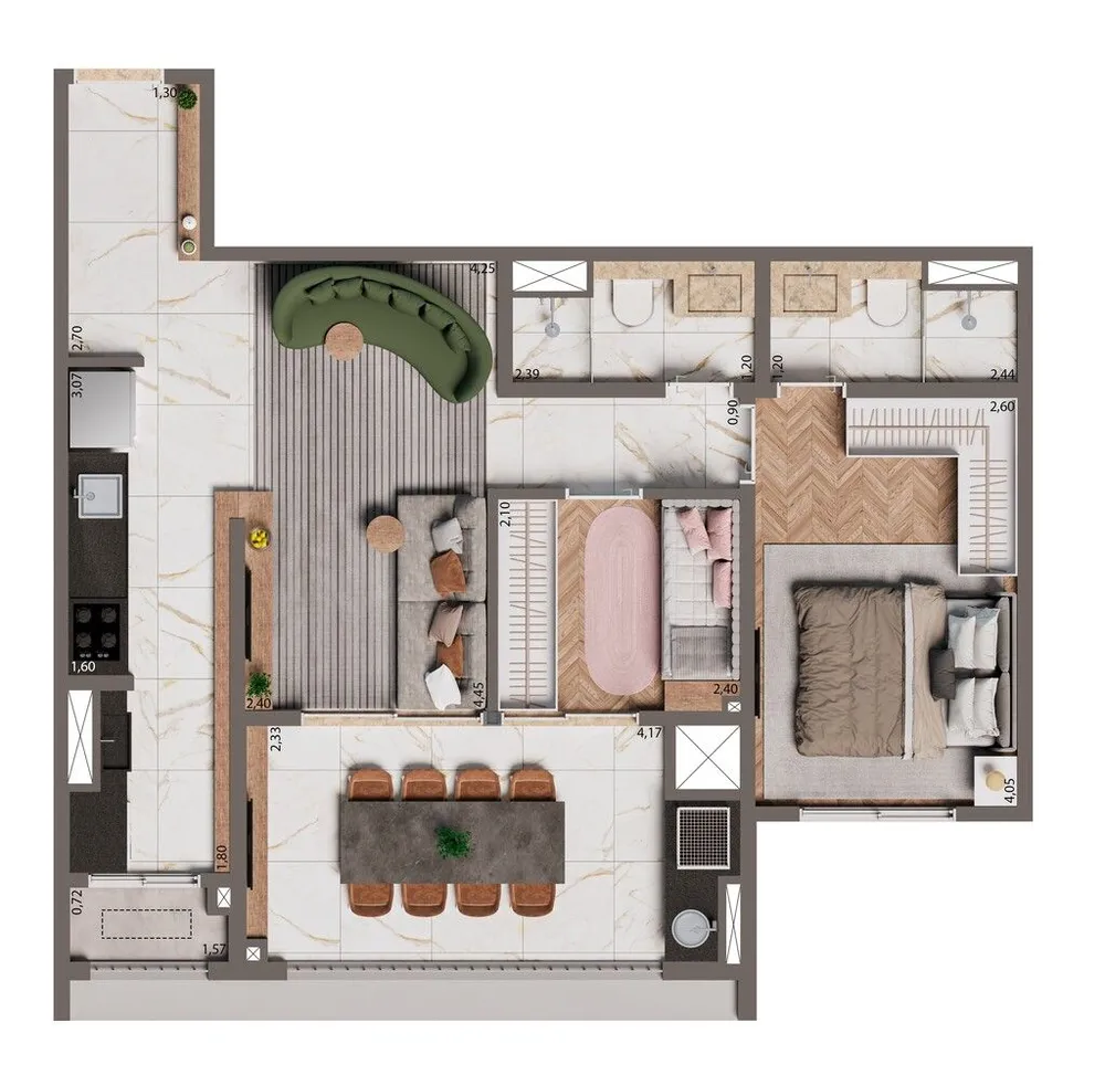 Apartamento, 3 quartos, 84 m² - Foto 11