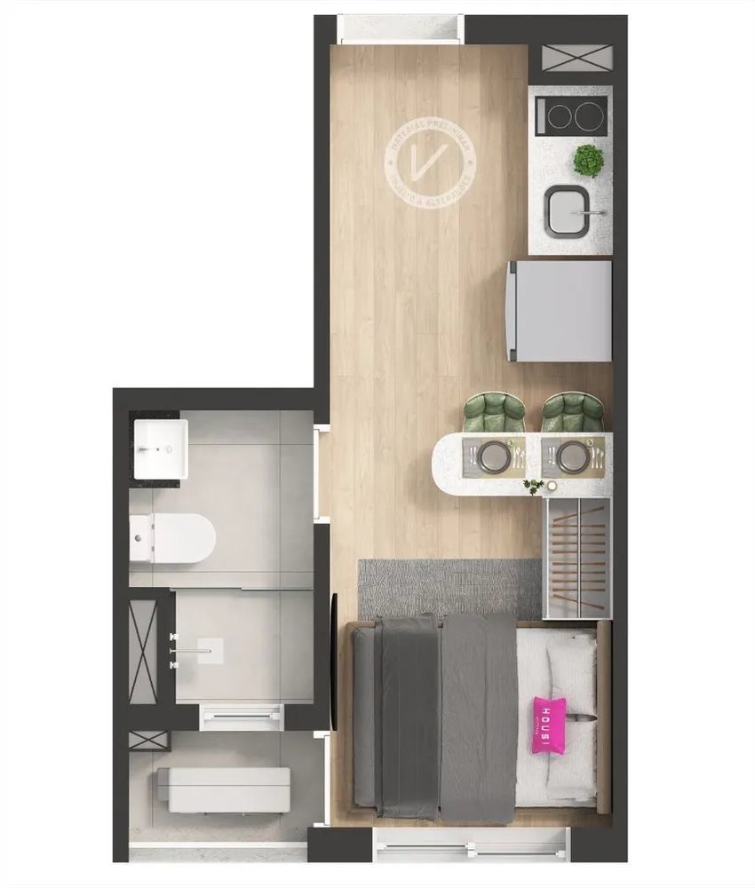 Apartamento, 46 m² - Foto 2