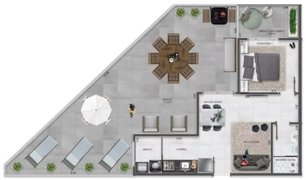 Apartamento, 1 quarto, 41 m² - Foto 27