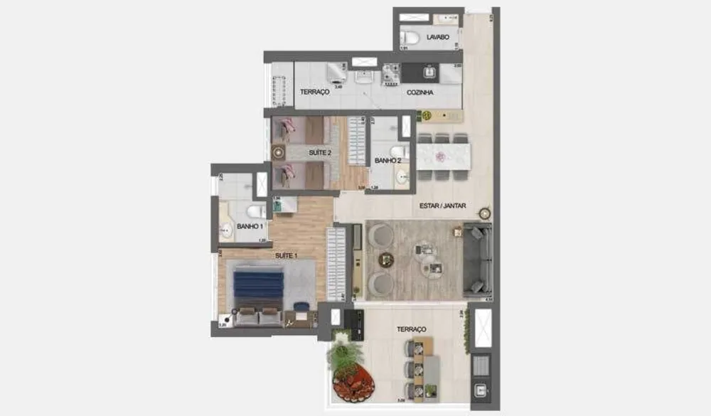 Apartamento, 2 quartos, 73 m² - Foto 12