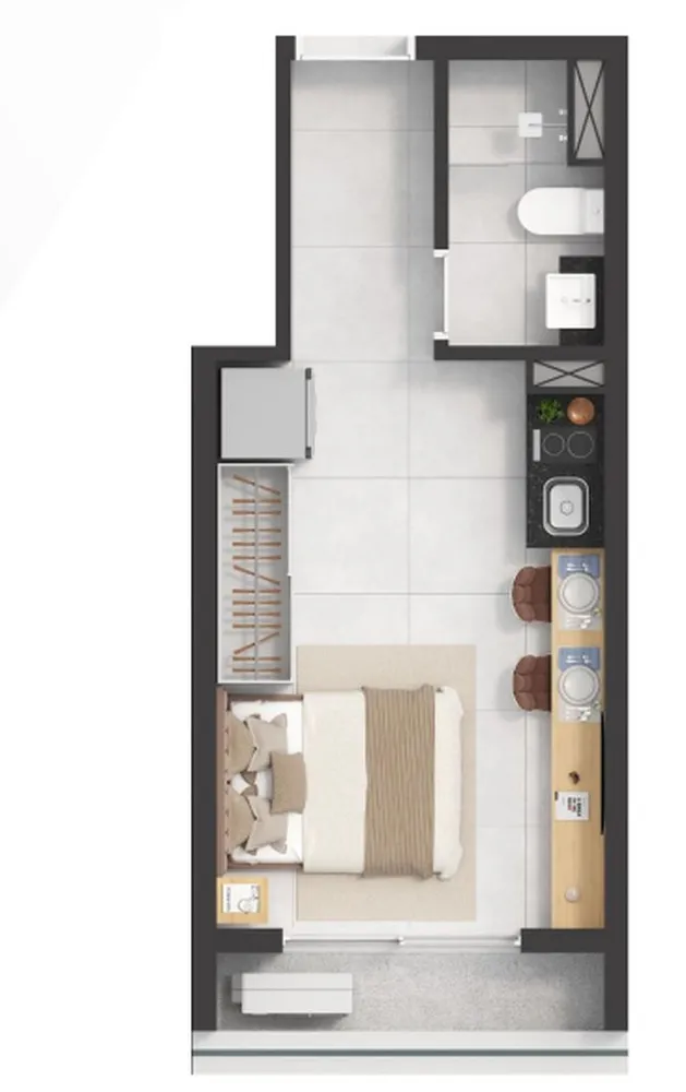 Apartamento, 1 quarto, 70 m² - Foto 6