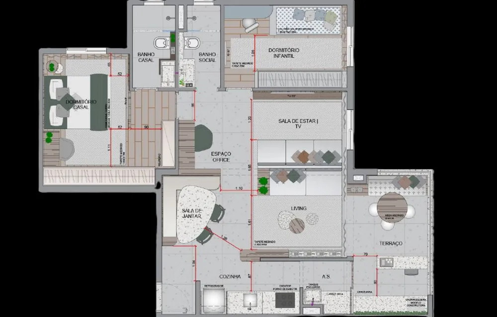 Apartamento, 3 quartos, 81 m² - Foto 3