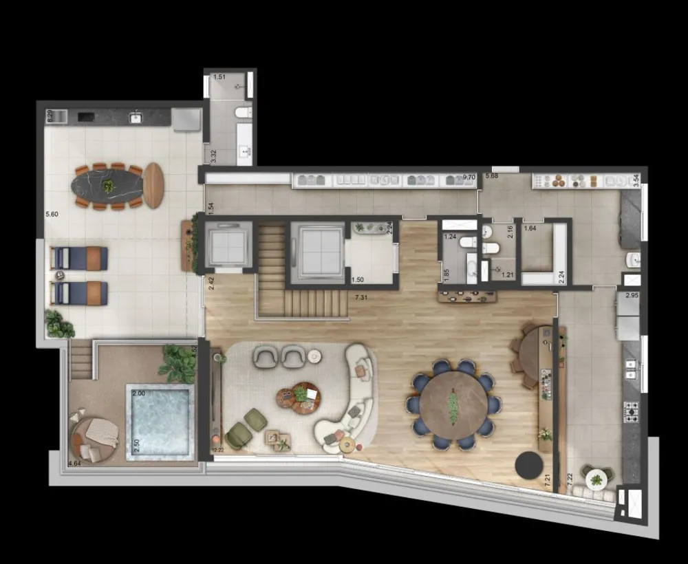 Cobertura, 4 quartos, 470 m² - Foto 6