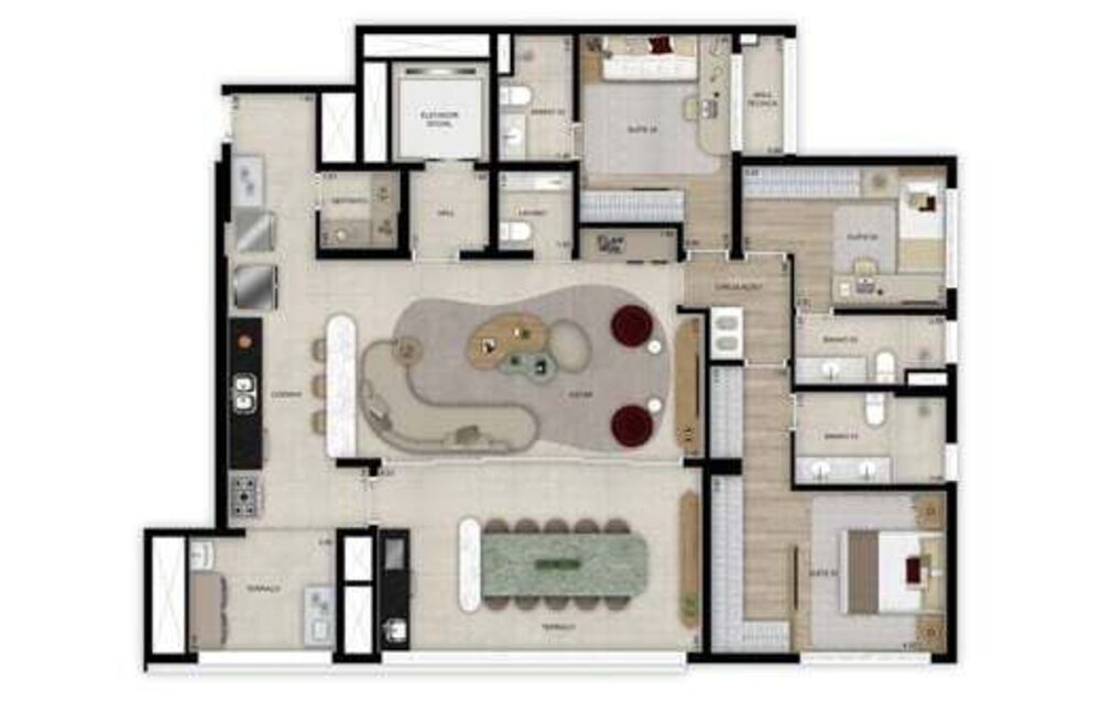 Apartamento, 4 quartos, 159 m² - Foto 5