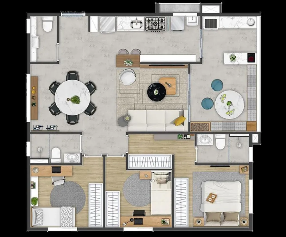 Apartamento, 3 quartos, 88 m² - Foto 12