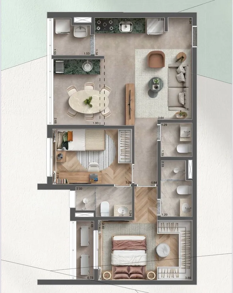 Apartamento, 2 quartos, 41 m² - Foto 6