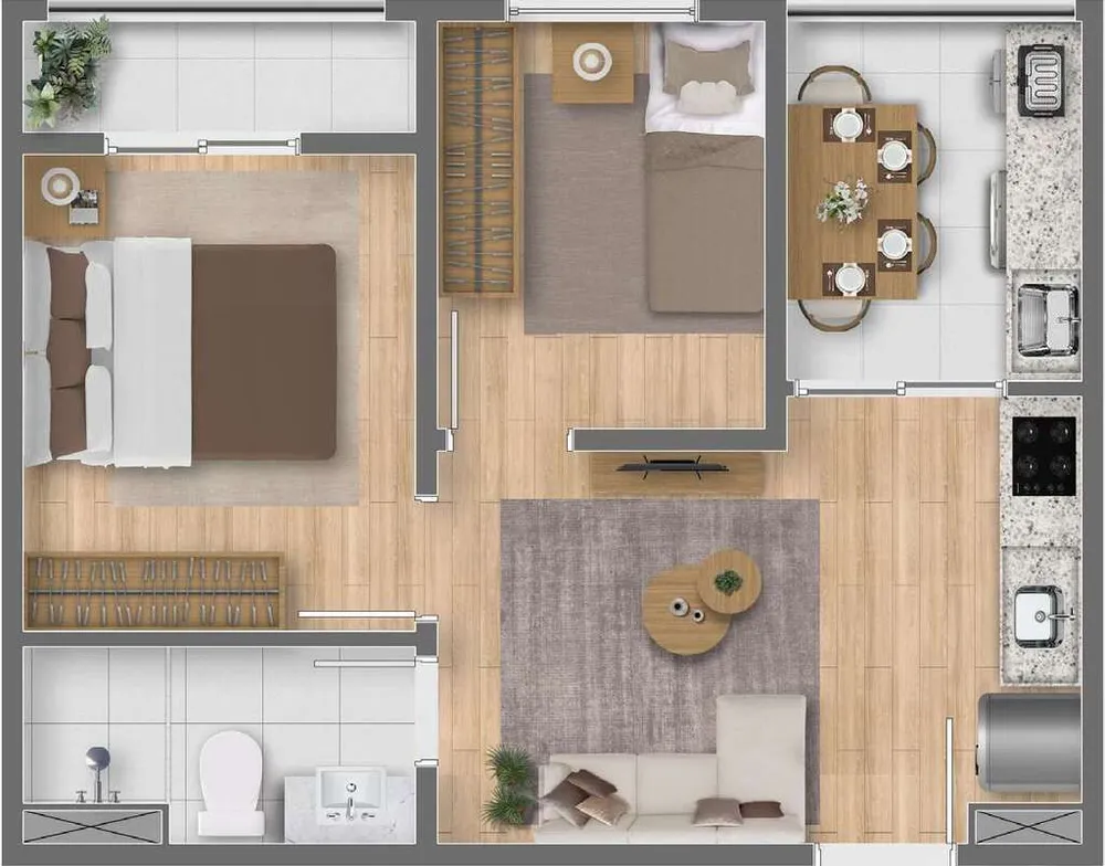 Apartamento, 1 quarto, 28 m² - Foto 5
