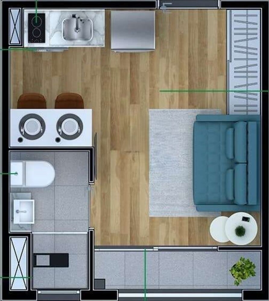 Cobertura, 1 quarto, 69 m² - Foto 21