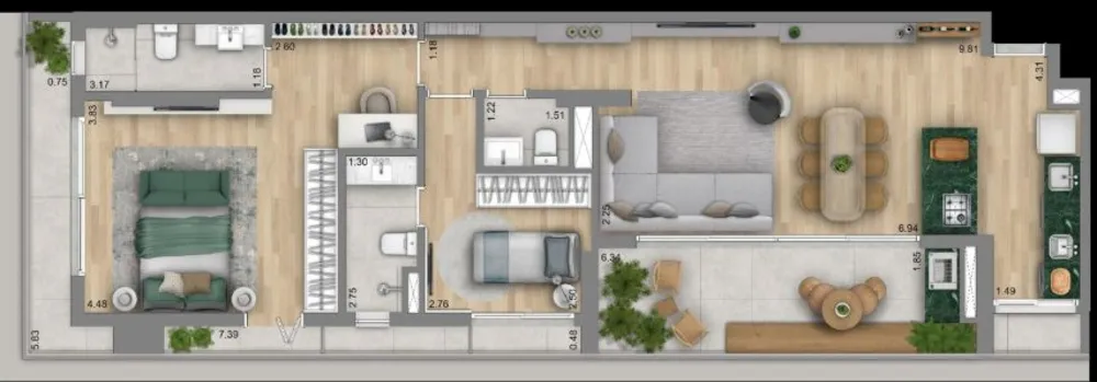 Apartamento, 4 quartos, 205 m² - Foto 12