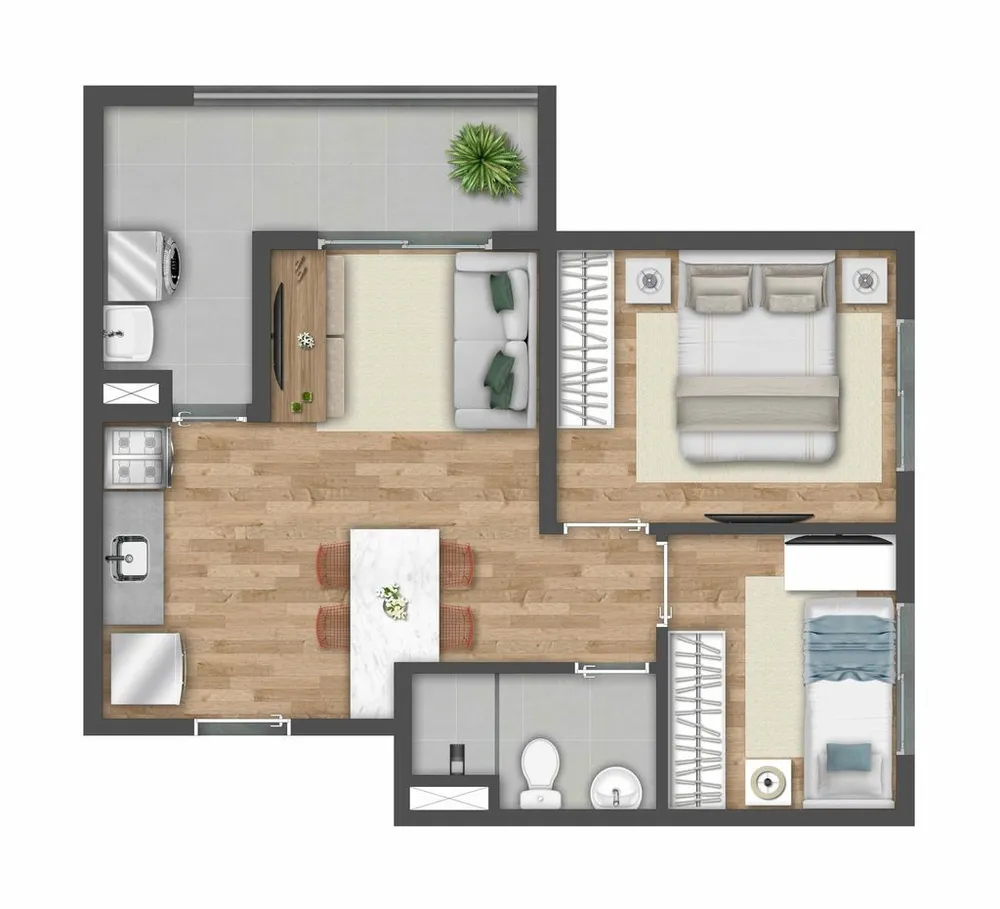 Apartamento, 2 quartos, 41 m² - Foto 12