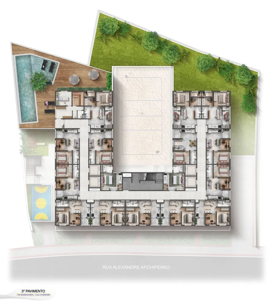 Apartamento, 1 quarto, 27 m² - Foto 1