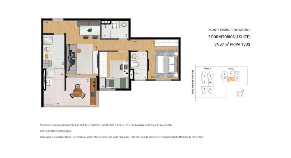 Apartamento, 2 quartos, 105 m² - Foto 7