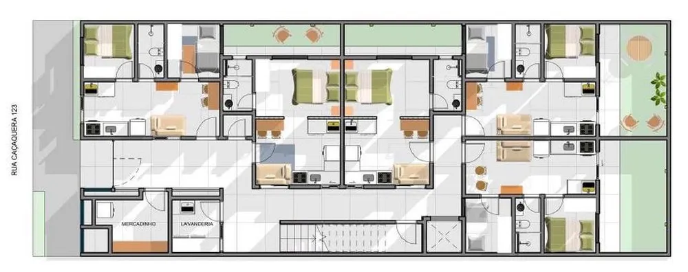 Apartamento, 1 quarto, 27 m² - Foto 3